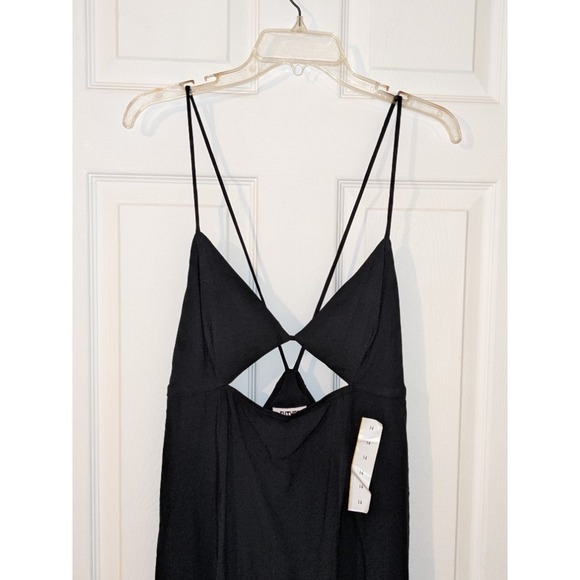 Future Collective Maxi Dress Cutout Pockets Sleeveless Black Size 14 NWT - Picture 7 of 8